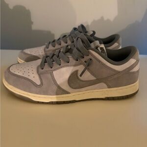 Nike Gray and White Sneakers